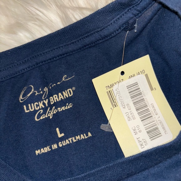 NWT Original Lucky Brand Nashville Guitars T-shirt Size Large - Picture 4 of 5